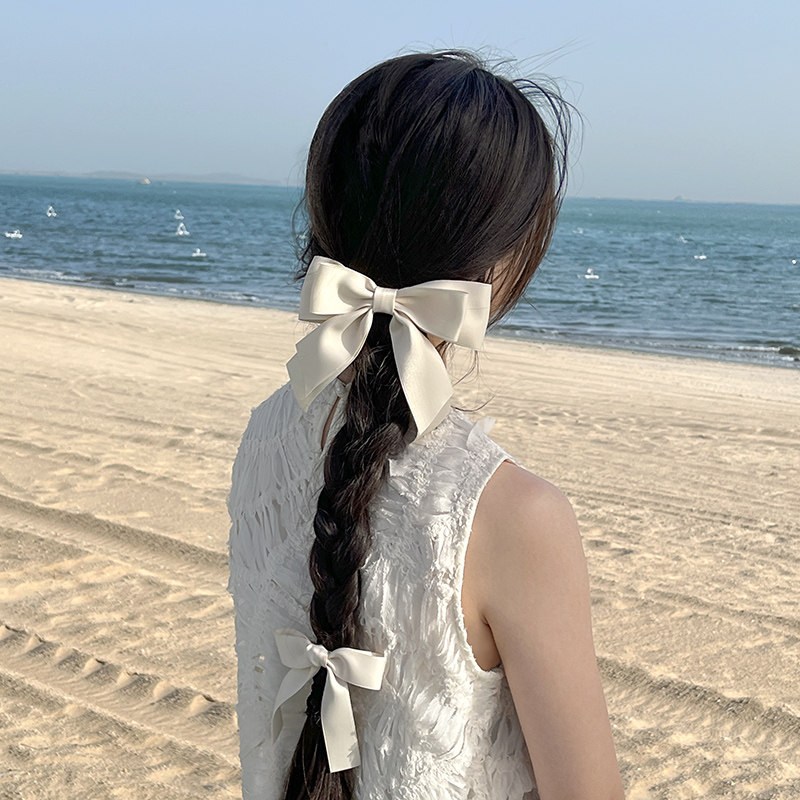 优质韩国进口丝带蝴蝶结飘带发夹图片