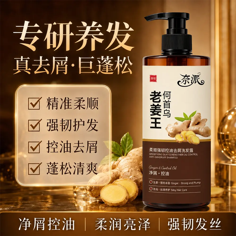 奈派柔顺强韧控油去屑洗发露蓬松