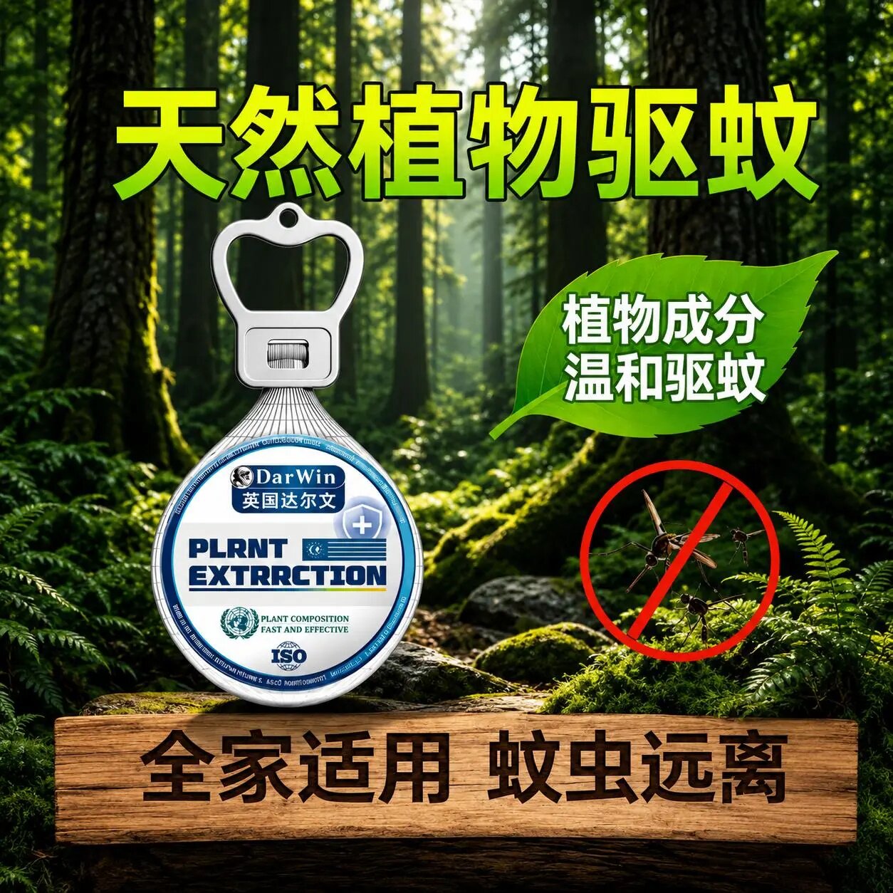英国达尔文多功能驱蚊蝇虫挂件