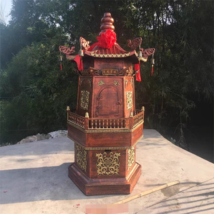 寺庙铸铁烧纸炉户外化钱炉烧元宝炉佛堂大型烧金炉聚宝炉