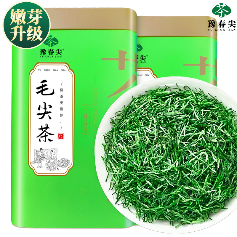 正宗毛尖茶2026新茶信阳明前特级嫩芽罐装高端炒青春季茶叶板栗香