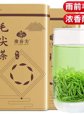 特级毛尖茶雨前嫩芽茶叶2025新茶正宗信阳浓香型绿茶罐装自己喝