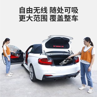 充气 车载吸尘器汽车充气泵手持吸尘器大吸力干湿两用车用.便携式