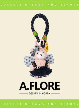A.FLORE熊熊毛绒玩偶蓬蓬裙小熊公仔挂件包包挂饰高级感轻奢小众