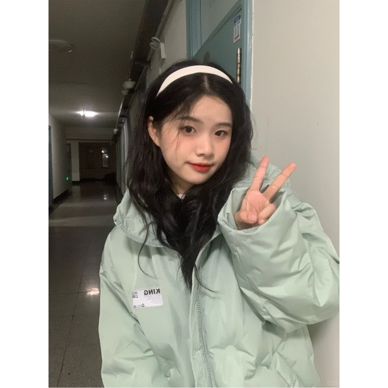 菱格棉服女2024冬季新款宽松oversize高级感保暖加厚ins夹棉外套