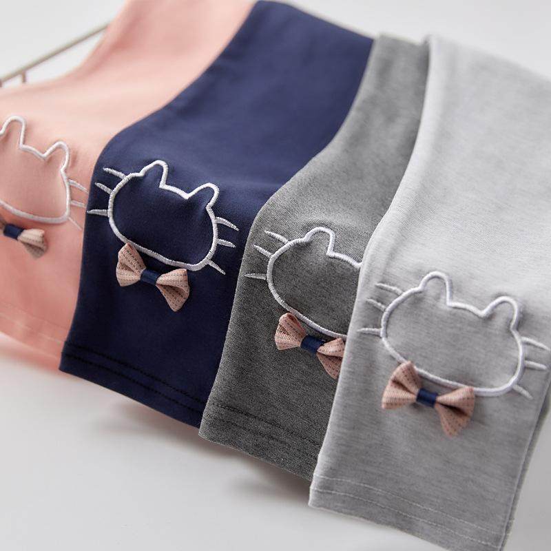 女童打底裤春秋季2025新款可爱猫咪刺绣宝宝长裤弹力儿童休闲裤子,童装/婴儿装/亲子装,裤子,淘宝优惠券,粉丝福利购,淘宝优惠卷