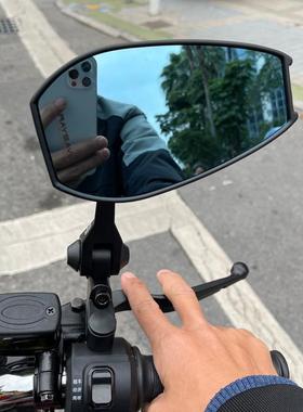 高科技护眼后视镜炫酷外形提升骑行体验蓝光防护电动车配件改装镜