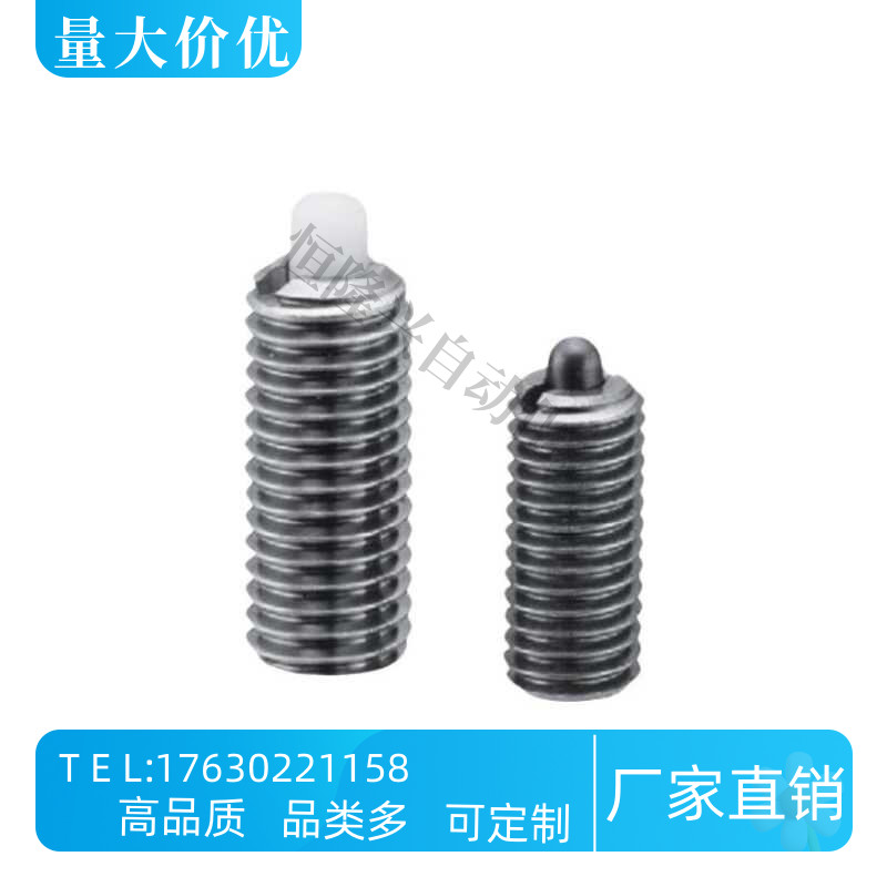 弹簧柱塞 PJHW3/4/5/6/8/10/12/16-1.5/2/3/4/5/10/15/20