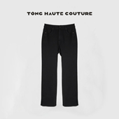 YK157 秋冬 腿精 大长腿加绒高弹无压力黑色牛仔裤