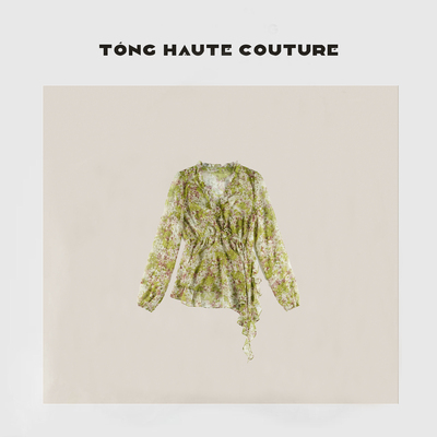 【浅念】春季新款碎花收腰设计显瘦百搭连衣裙 YQ26135