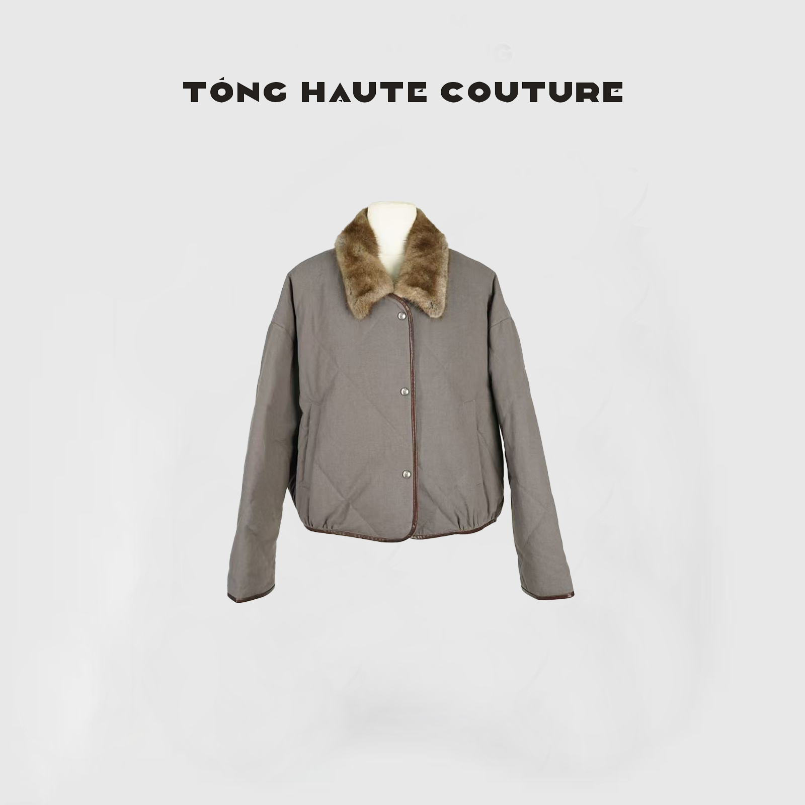 【墨白】冬季新国标90白鹅绒拼接青根貂时尚鹅绒服 YW560