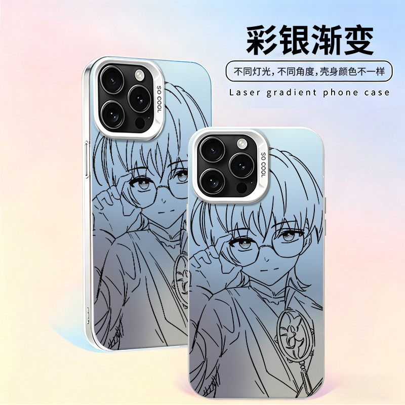 趣味手机壳个性适用苹果18彩银iphone16小米15红米K90华为M80防摔荣耀400二次元iqoo13一加ace5游戏高颜值
