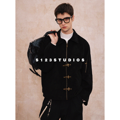 琥珀流光游牧风复古夹克