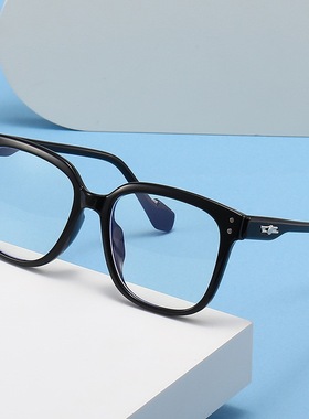 眼镜框近视可配度数方框素颜网红同款眼镜架防蓝光平光镜潮