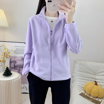 户外抓绒衣男女款秋冬摇粒绒外套