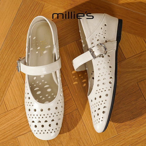 MILLIE'S/妙丽法式玛丽珍鞋