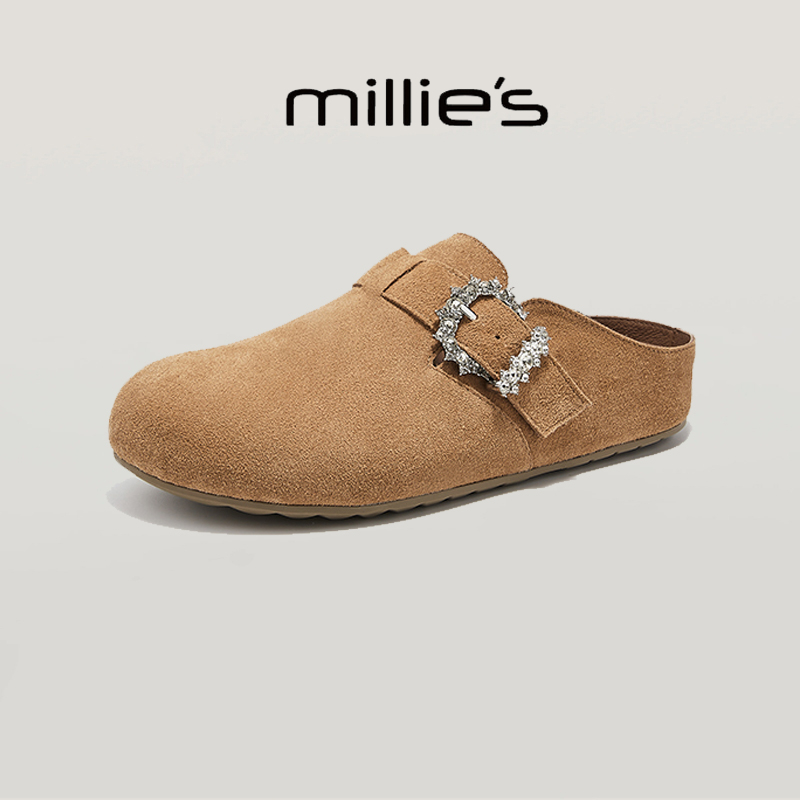 顺丰包邮包头复古流行柔软勃肯鞋