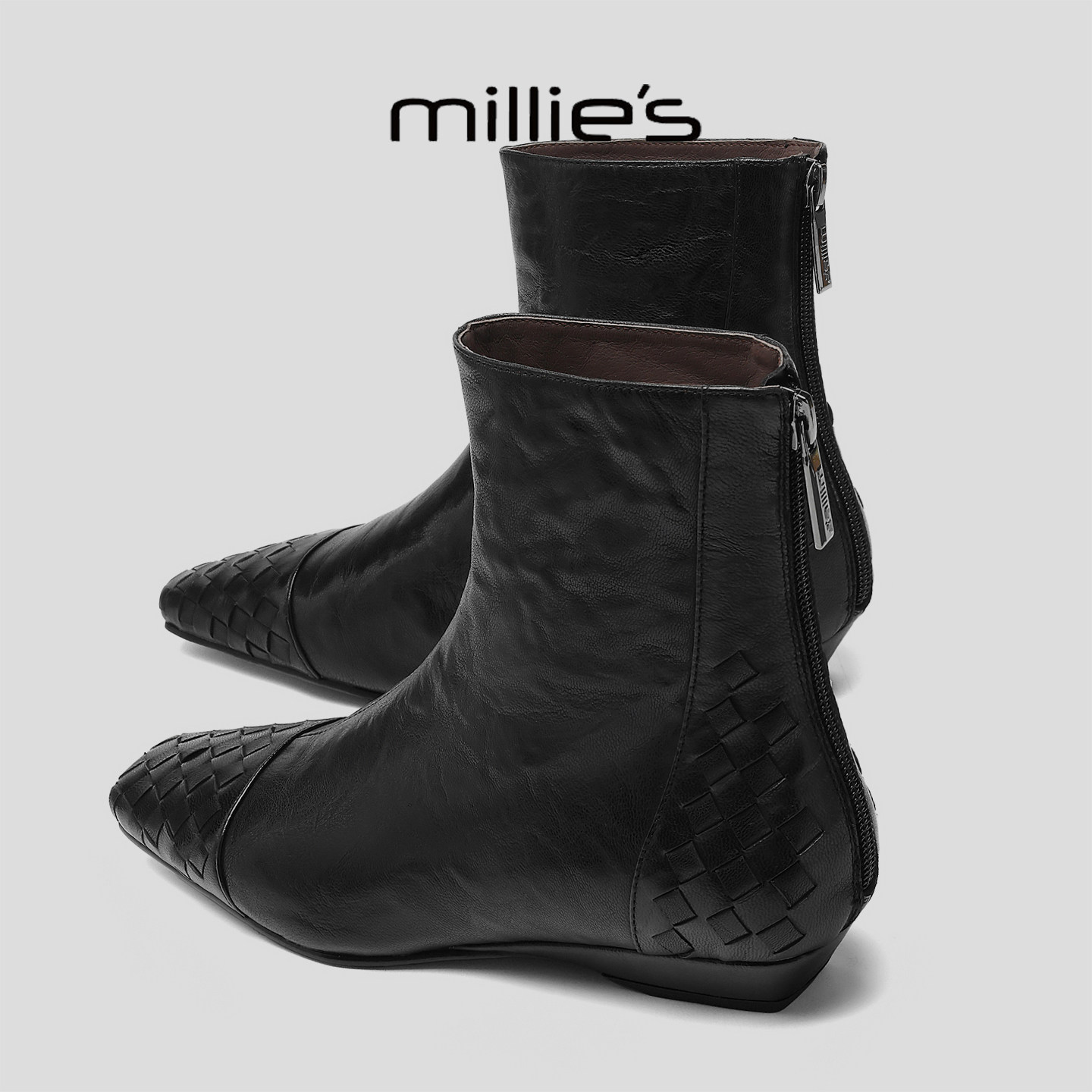 MILLIE'S/妙丽厚底切尔西靴