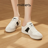 系带百搭复古休闲鞋 MILLIE 时尚 百搭女士春秋季 妙丽2025新款