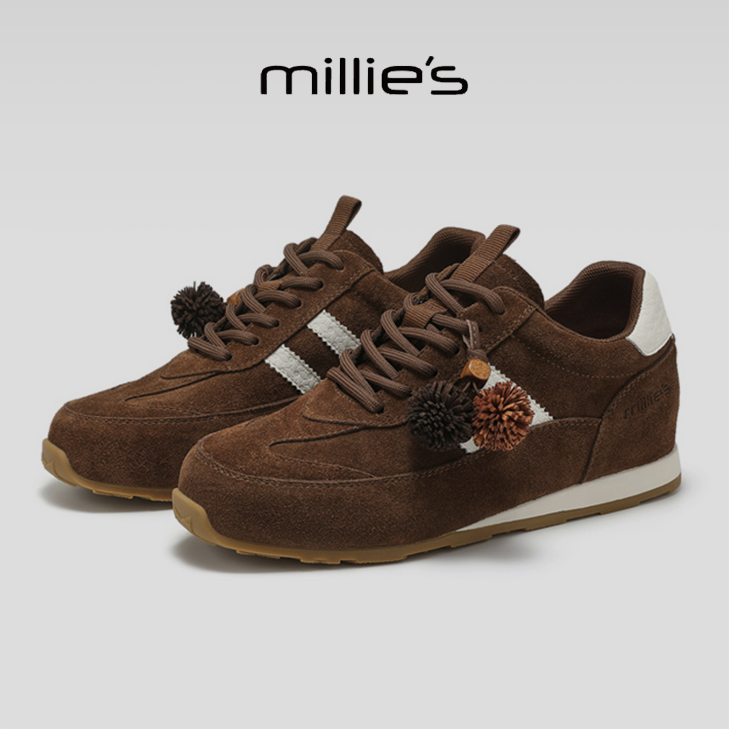 MILLIE'S/妙丽真皮勃肯鞋