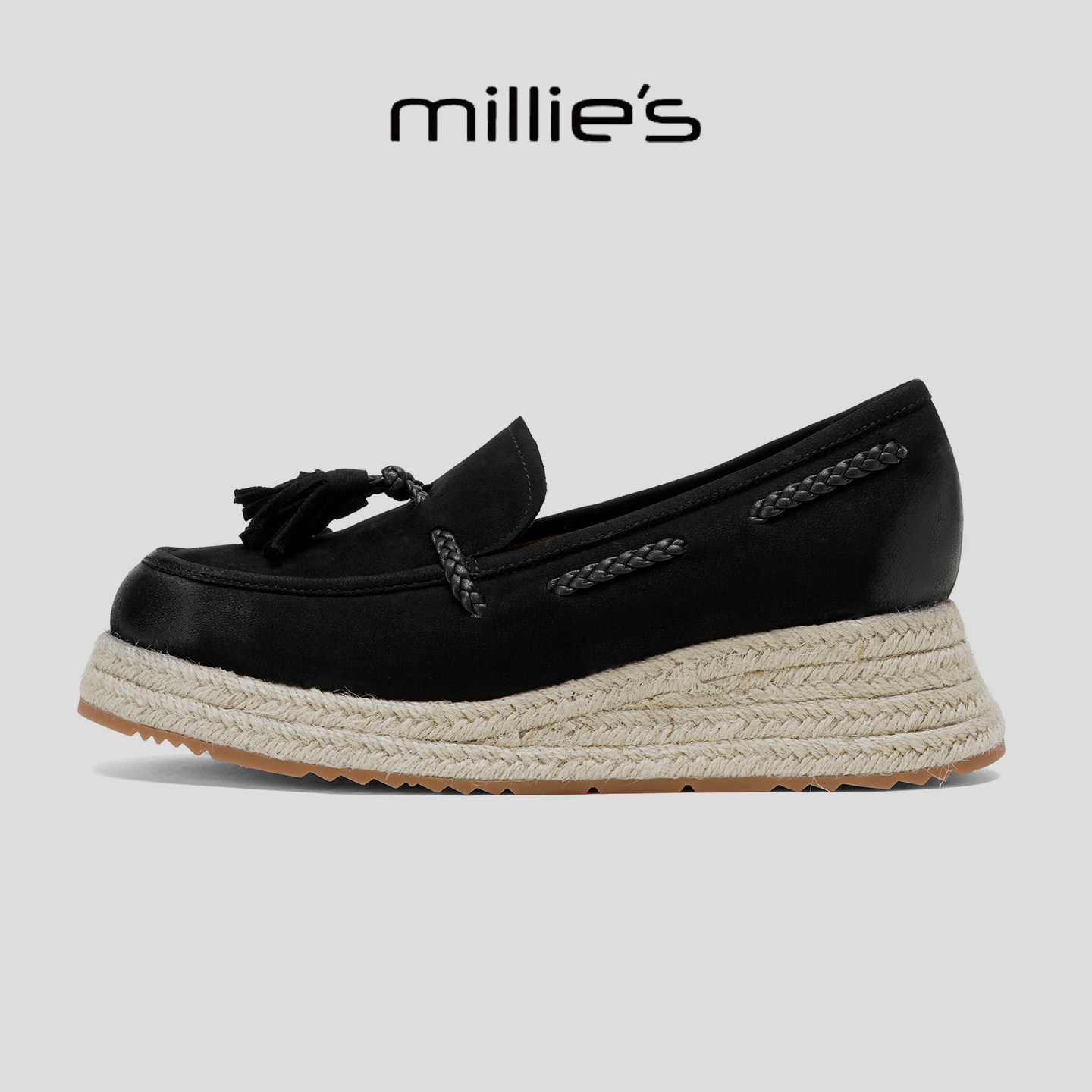 MILLIE'S/妙丽2025新款复古玛丽珍鞋女平底一字带芭蕾舞鞋,女鞋,玛丽珍鞋,淘宝优惠券,粉丝福利购,淘宝优惠卷