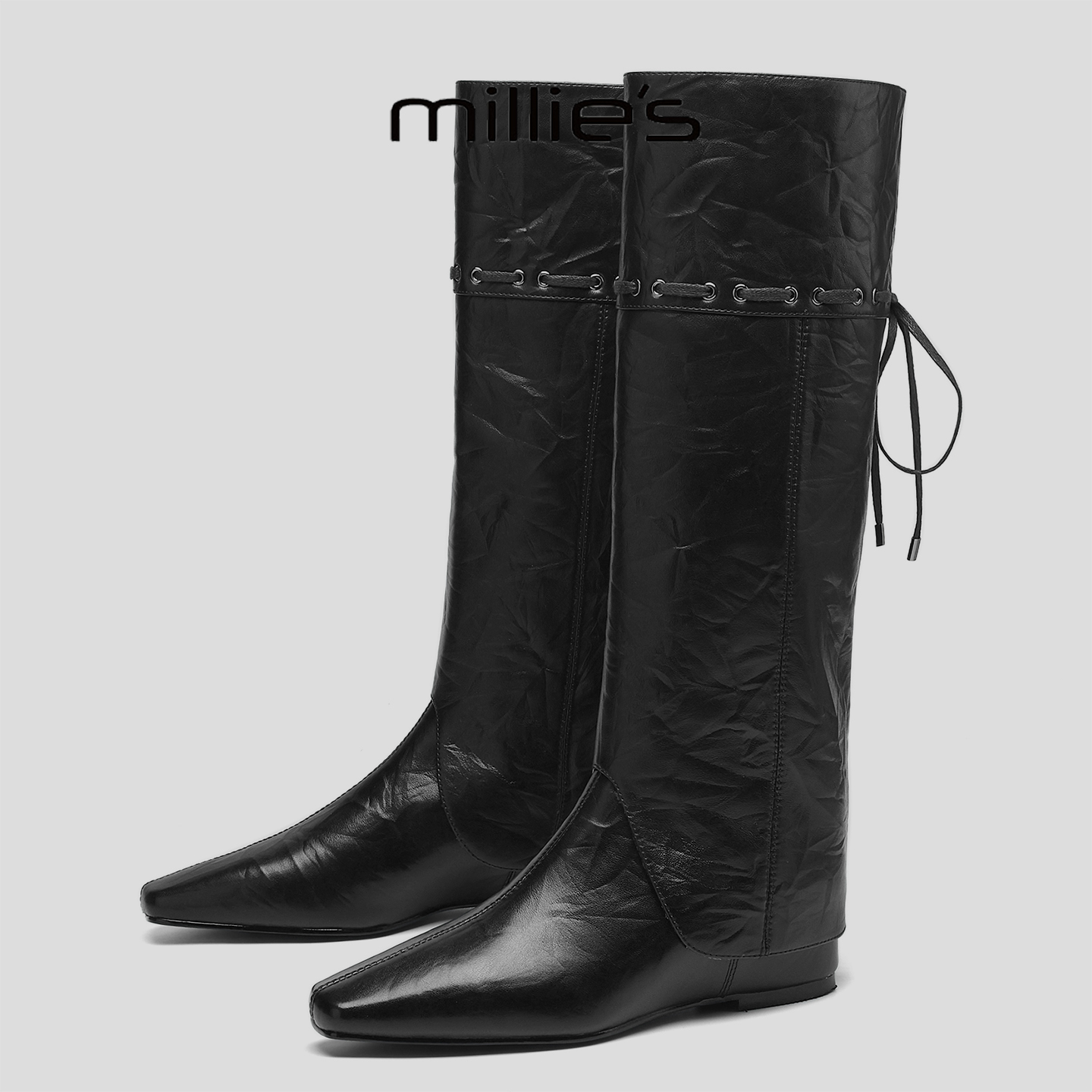 顺丰包邮妙丽加绒保暖长筒靴