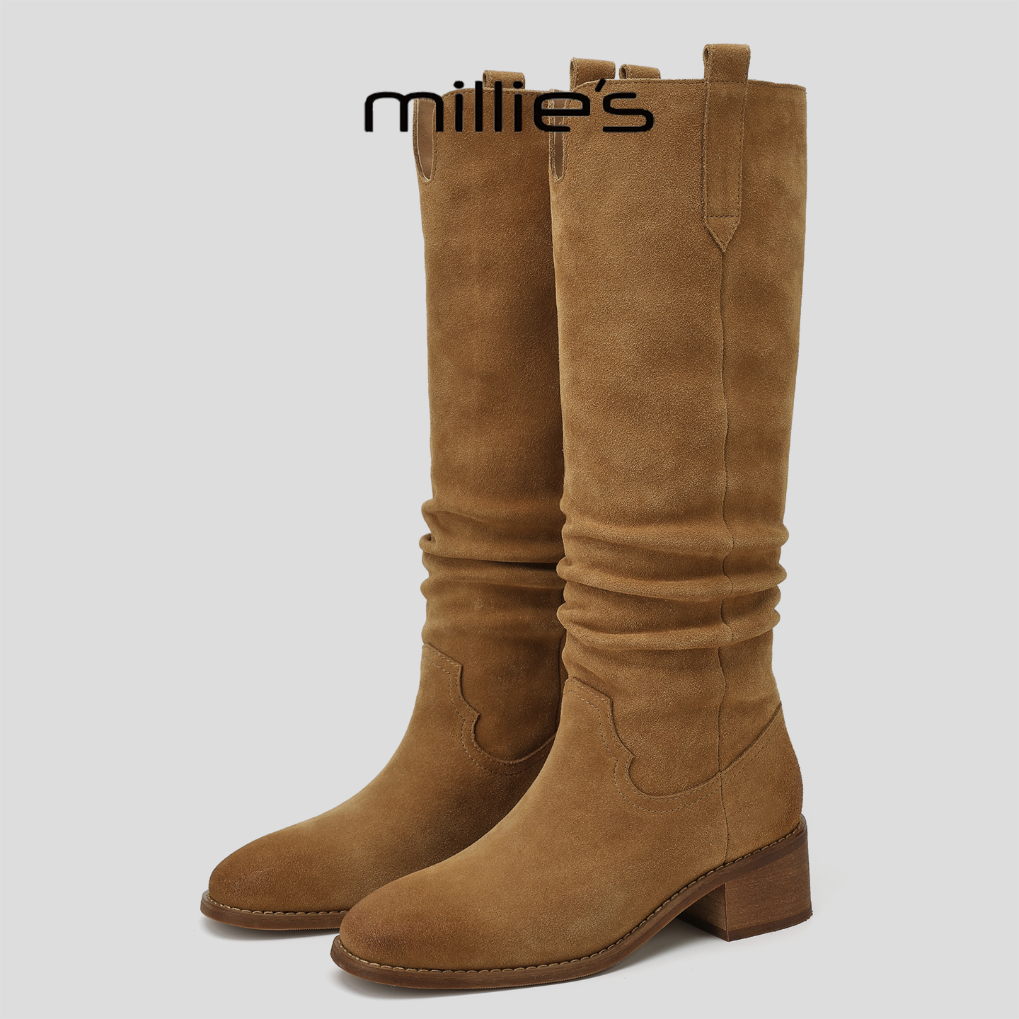 顺丰包邮妙丽加绒保暖显瘦长靴