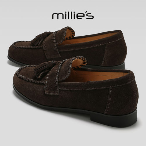 MILLIE'S/妙丽真皮软底单鞋女