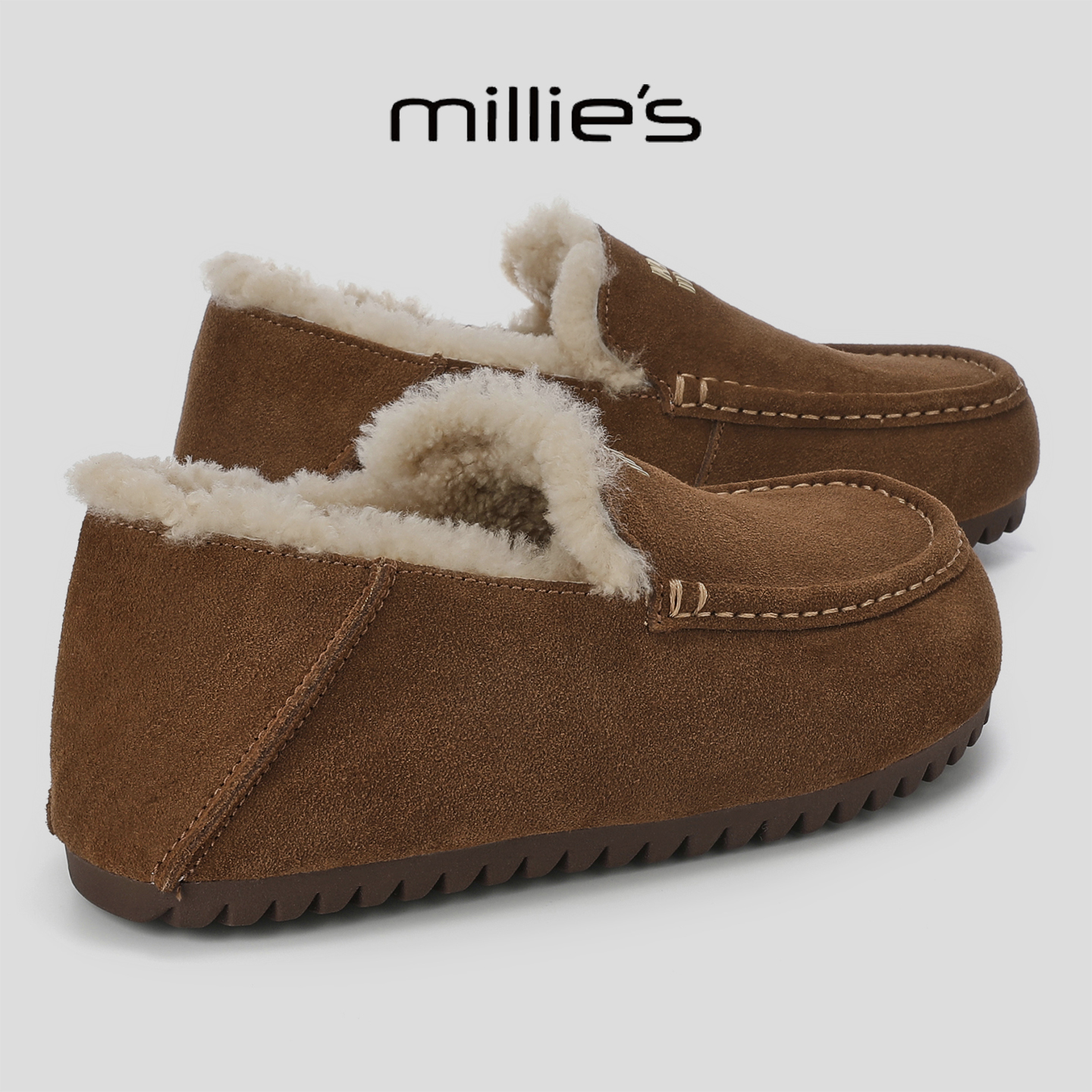 顺丰包邮妙丽加绒保暖博肯女鞋