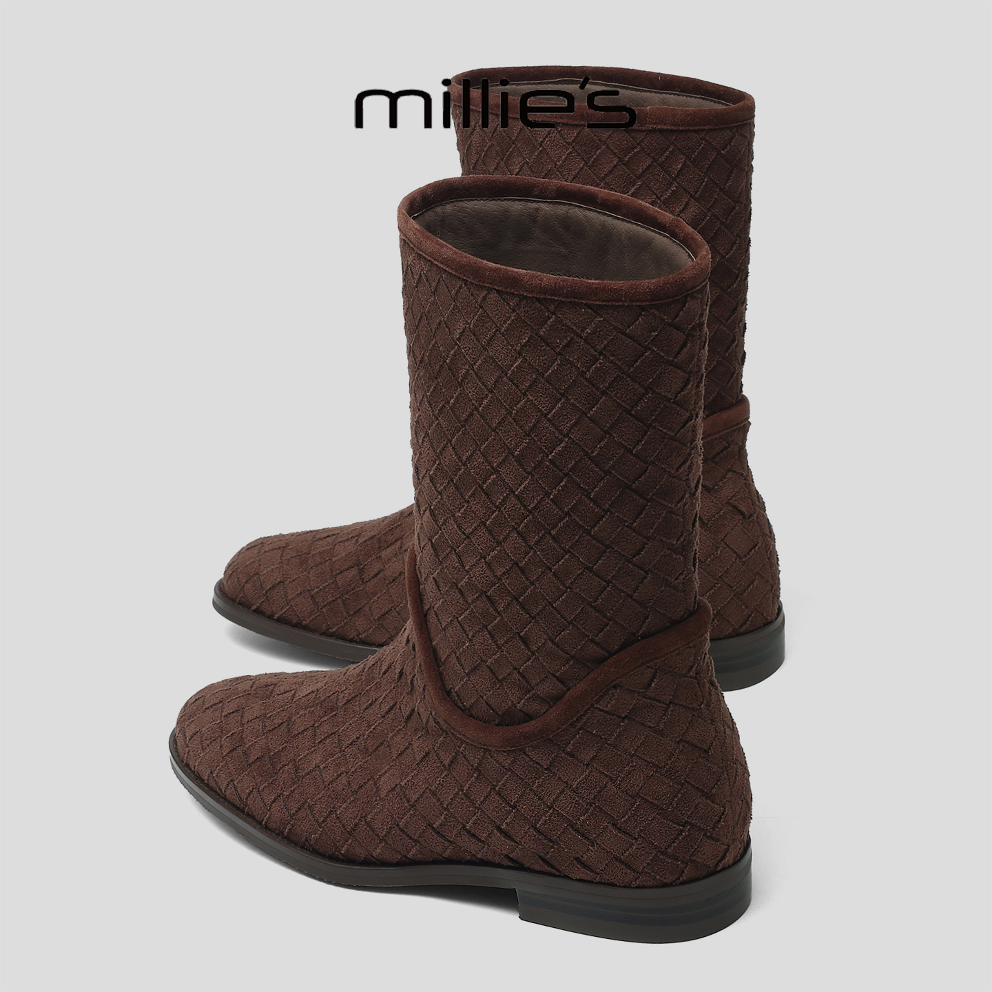 MILLIE'S/妙丽平跟短筒靴