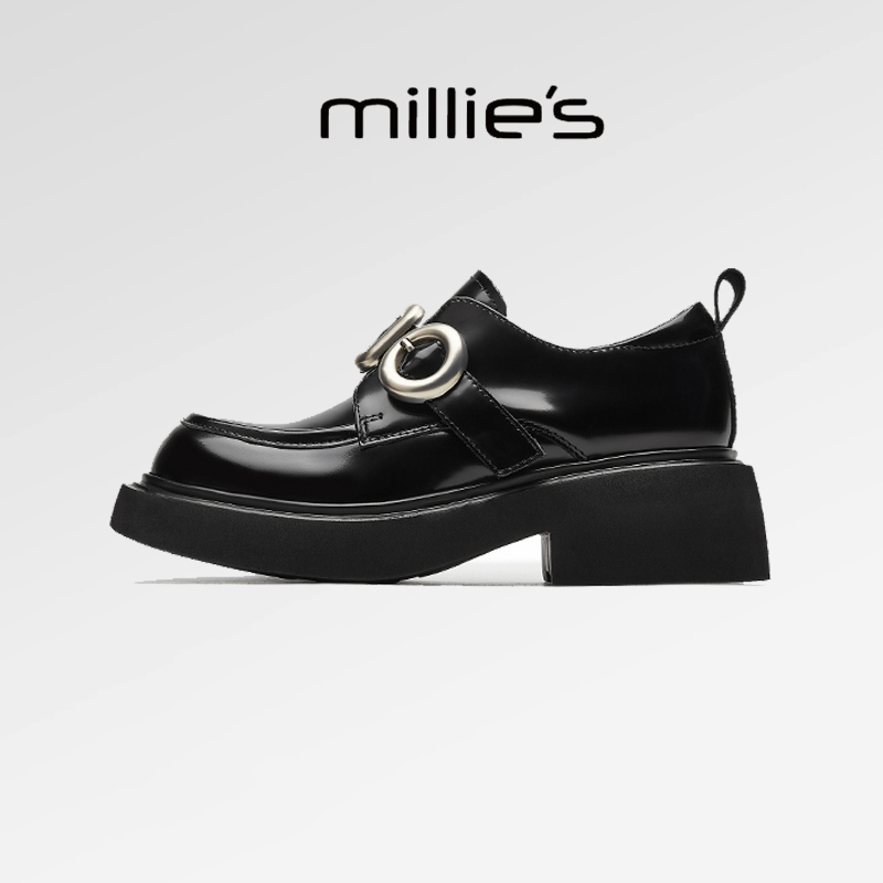 春秋季时尚英伦风小个子增高皮鞋