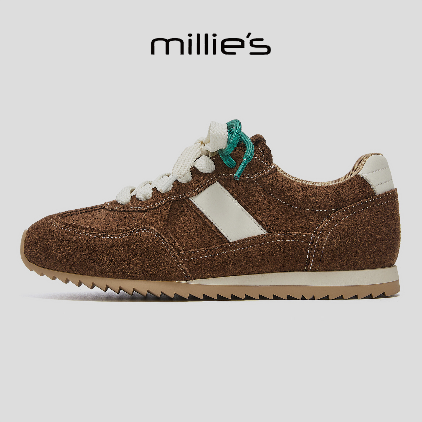 MILLIE'S/妙丽复古平跟休闲鞋