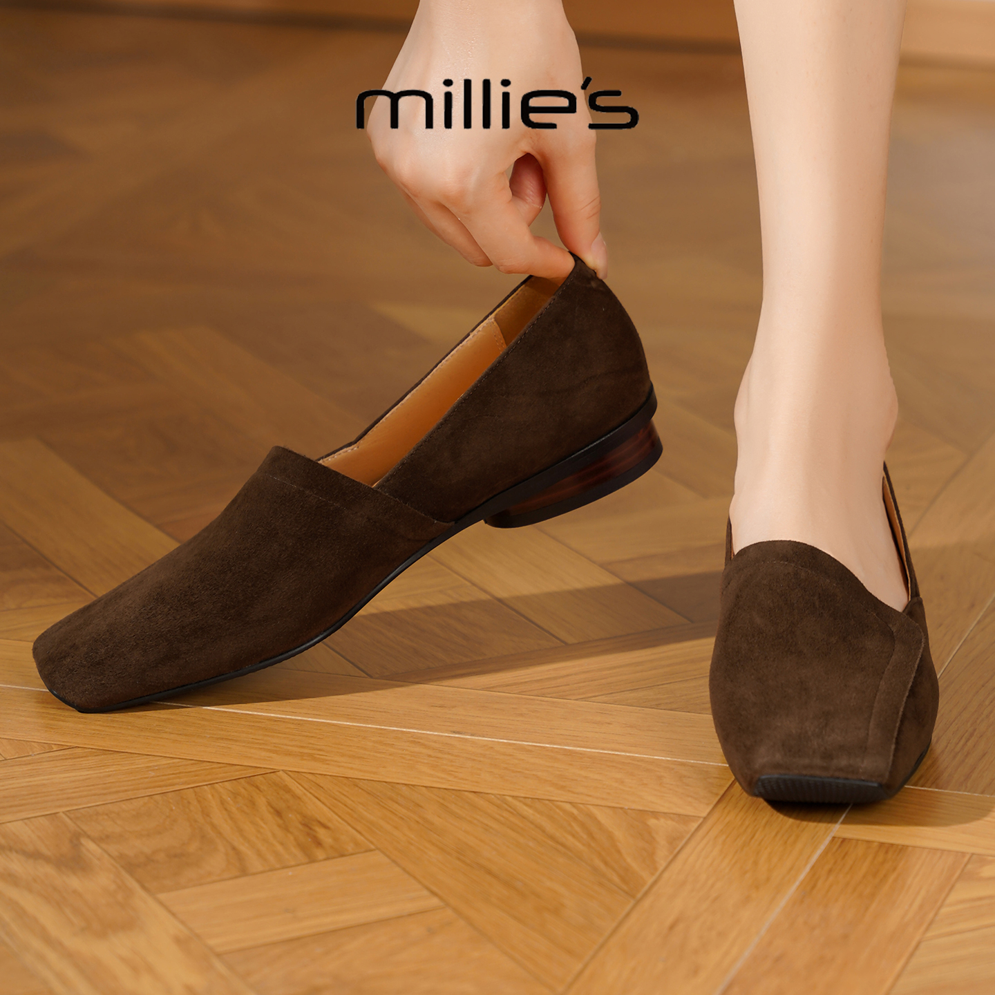 MILLIE'S/妙丽复古单鞋