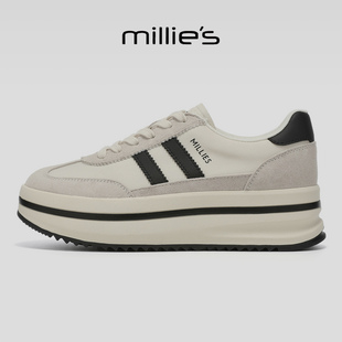 百搭森林运动鞋 妙丽2025新款 女时尚 厚底增高德训鞋 MILLIE