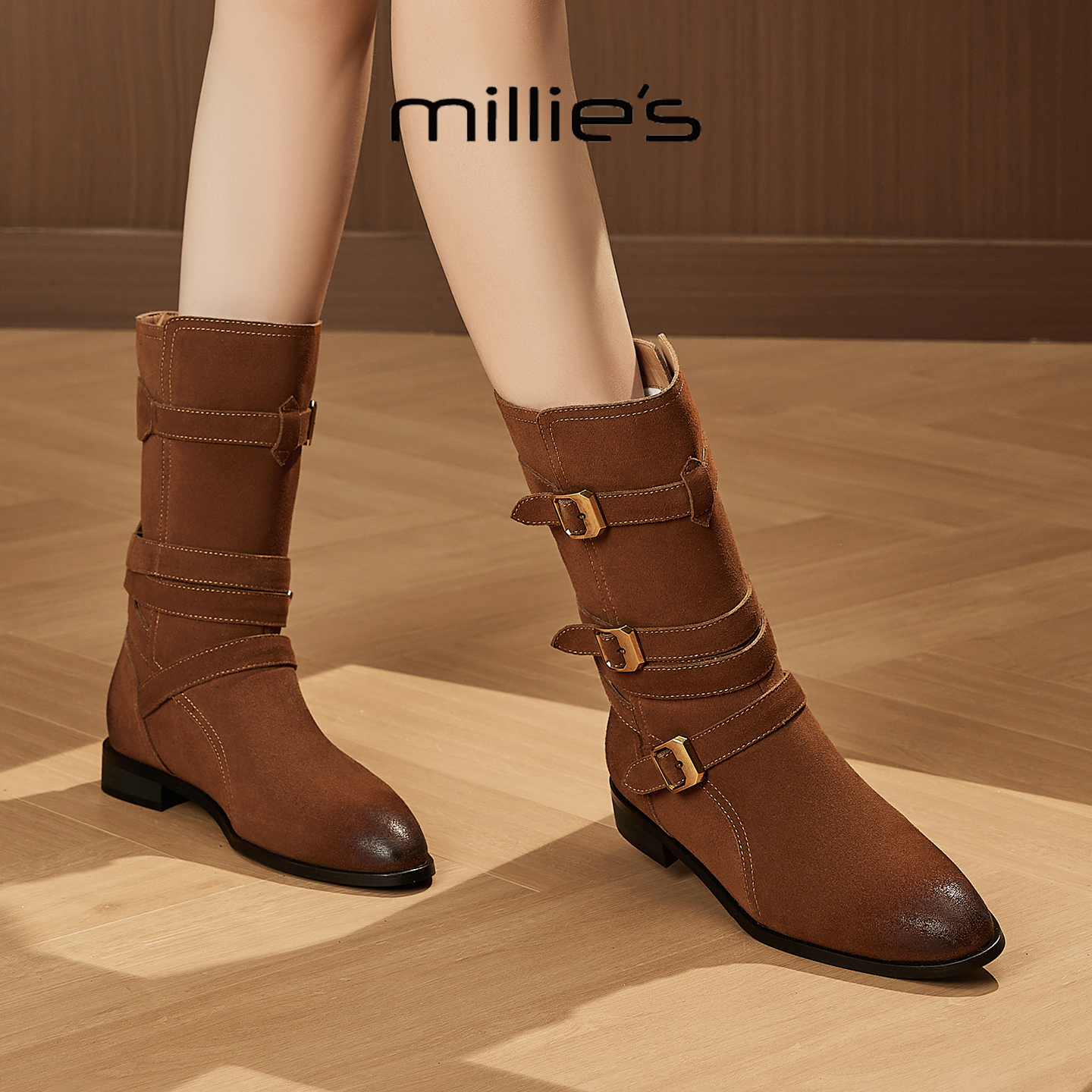 MILLIE'S/妙丽复古女士靴子