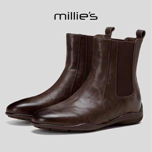 顺丰包邮妙丽加绒保暖短靴