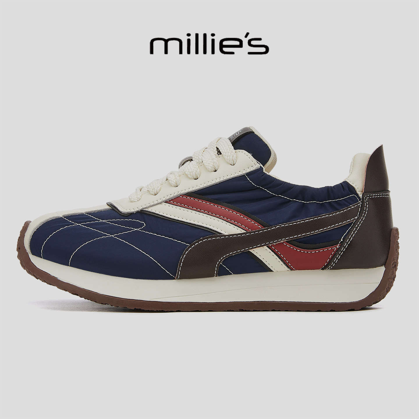 MILLIE'S/妙丽时尚平跟休闲鞋