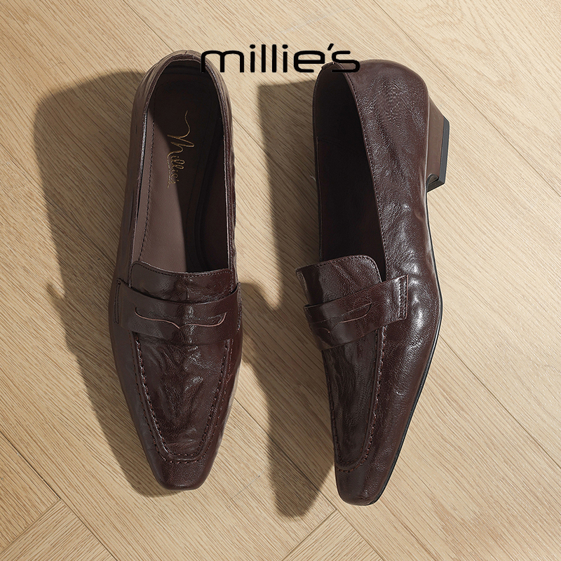 MILLIE'S/妙丽法式玛丽珍鞋