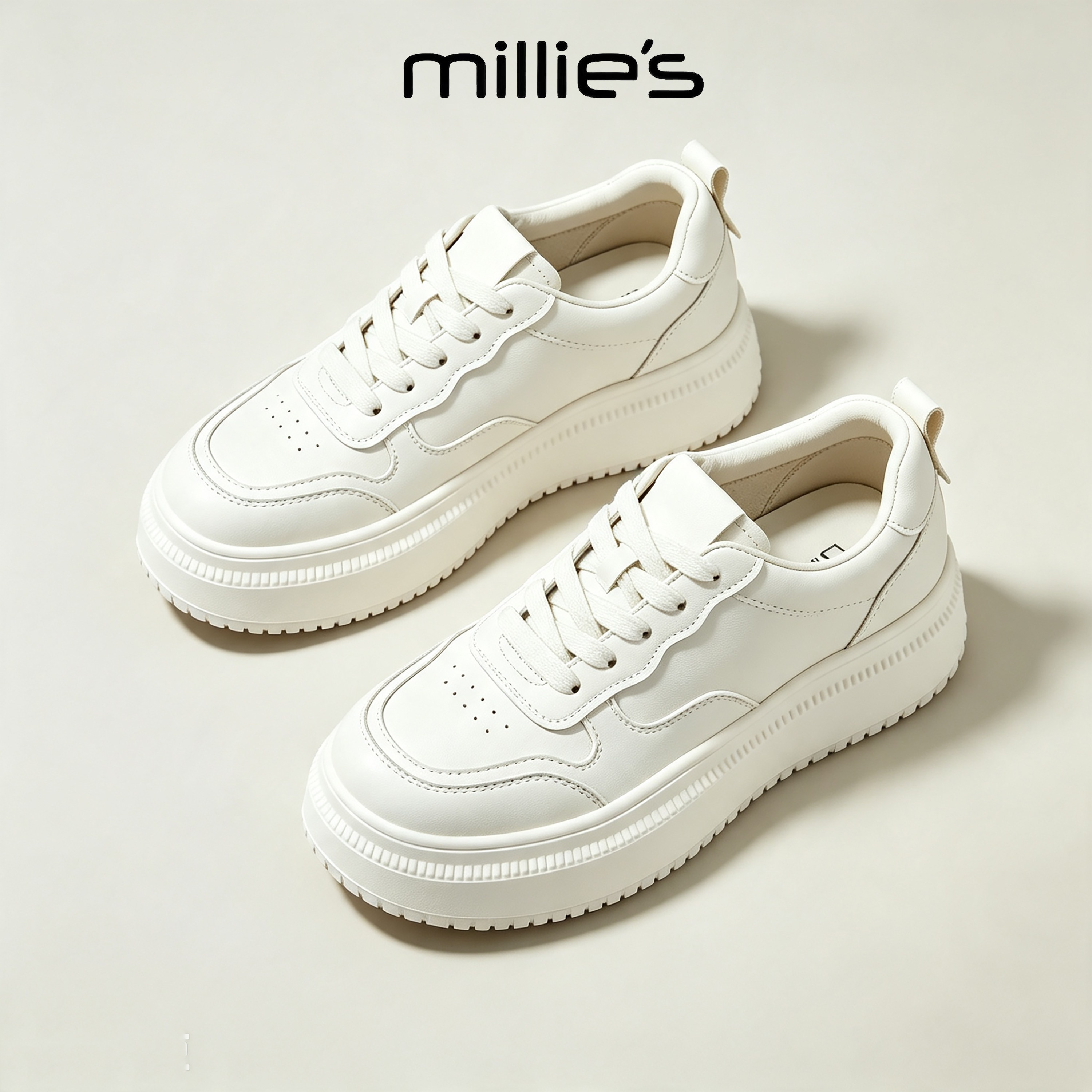 MILLIE'S/妙丽厚底增高板鞋