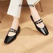 复古休闲勃肯鞋 妙丽2025新款 百搭女士低跟春季 时尚 MILLIE