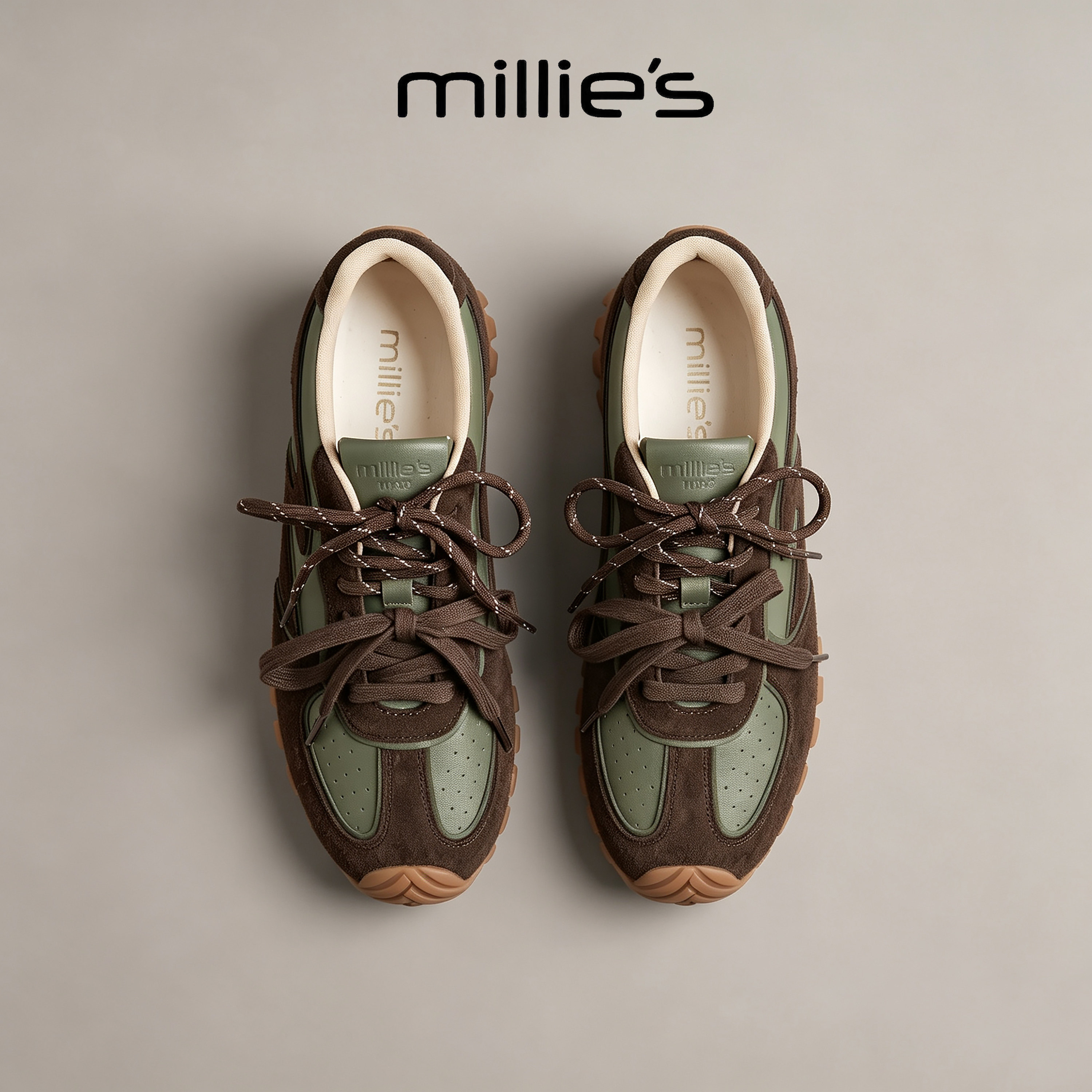 顺丰包邮妙丽新款复古德训鞋女