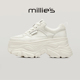 运动休闲老爹鞋 MILLIE 系带时尚 女鞋 妙丽圆头厚底中帮鞋