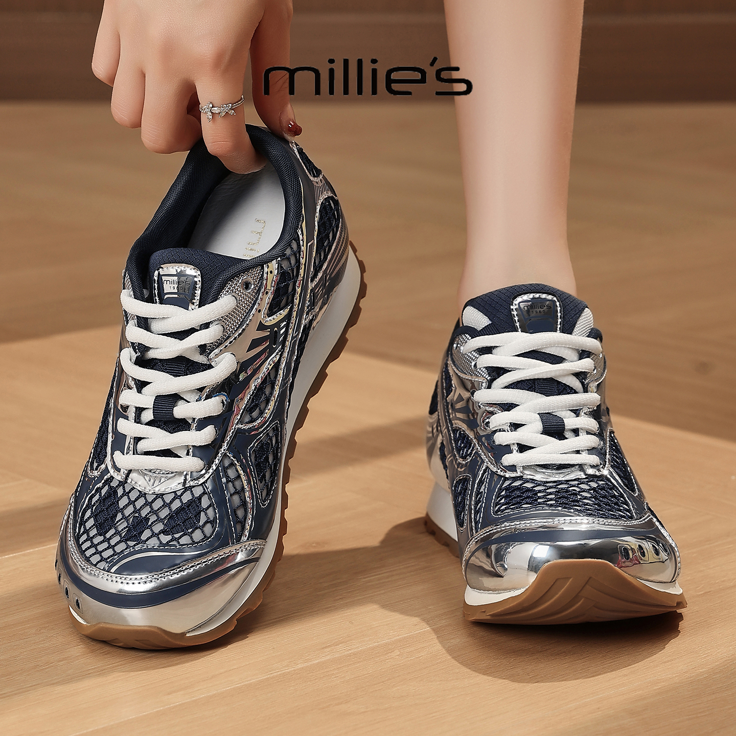 MILLIE'S/妙丽真皮休闲鞋