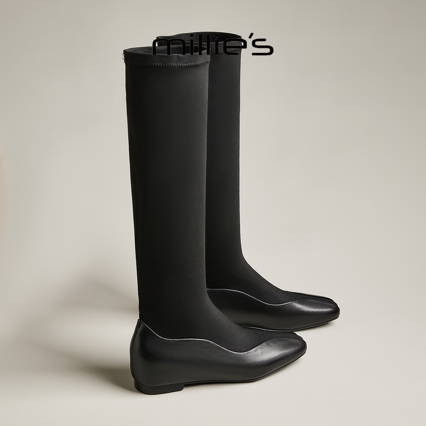 顺丰包邮内增高大长腿弹力瘦瘦靴