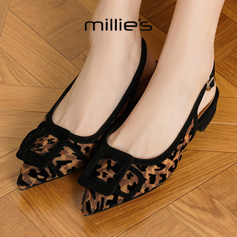 MILLIE'S/妙丽尖头平底渔夫鞋