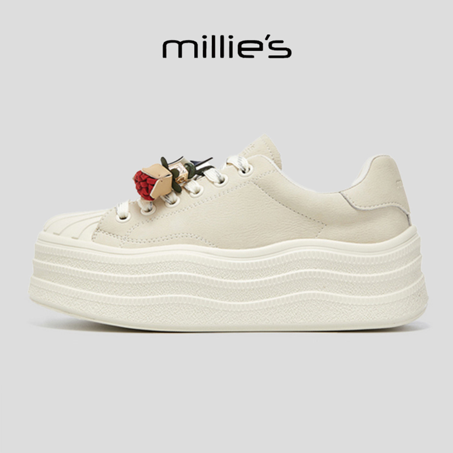 MILLIE'S/妙丽厚底轻便休闲板鞋
