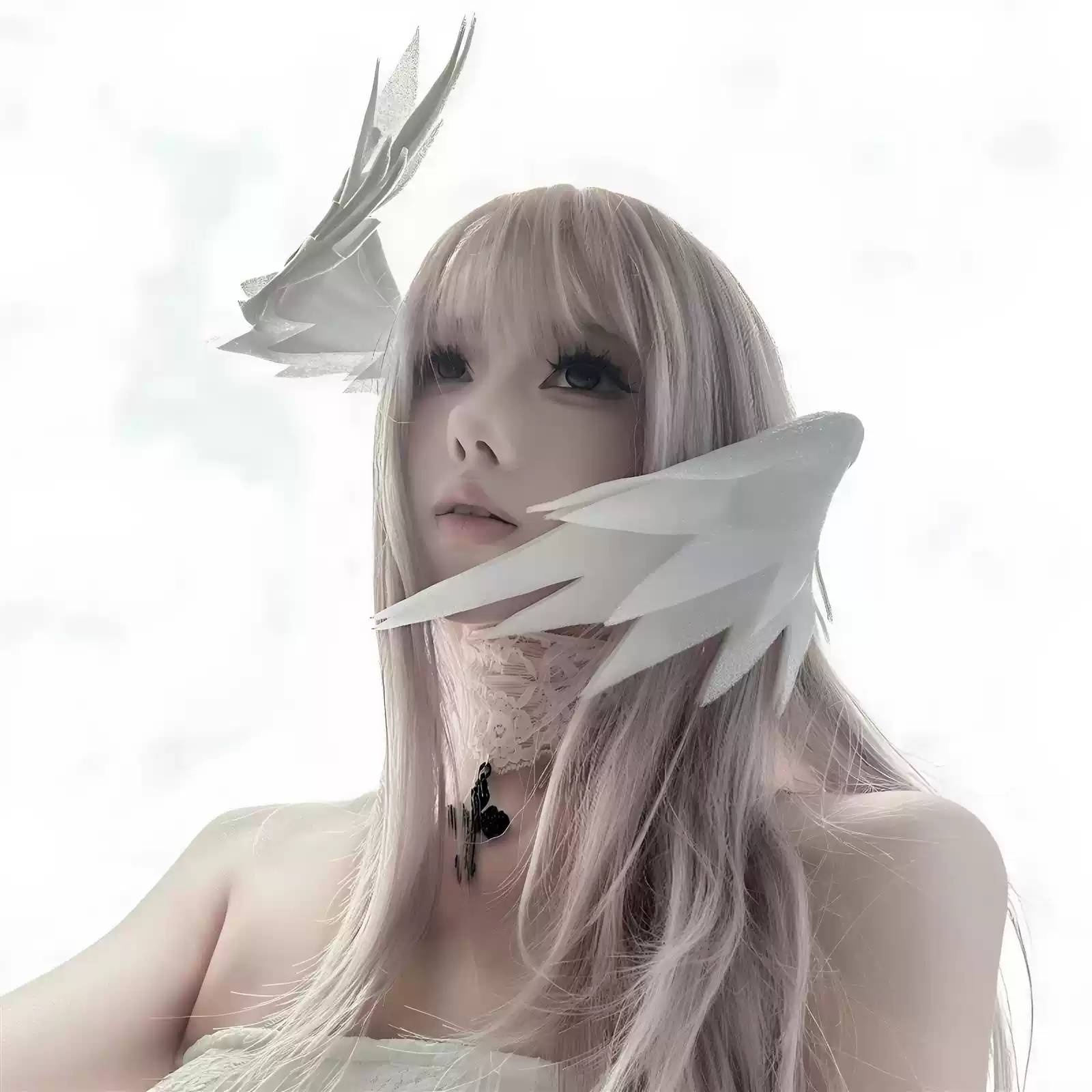 翅膀发夹天使耳羽头饰星期日cos