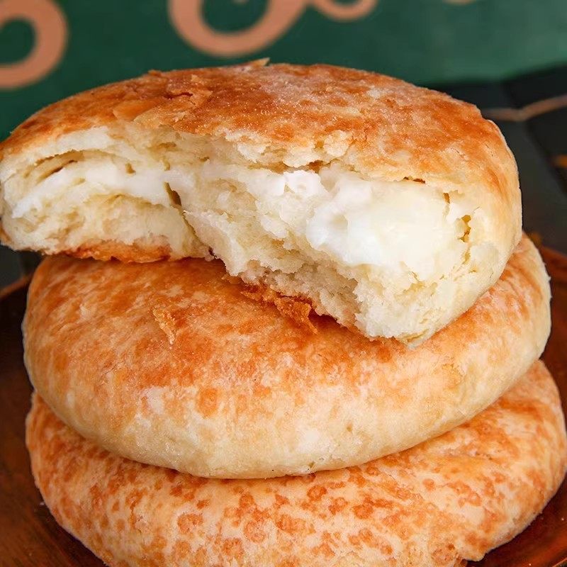 内蒙古特产酸奶饼中秋月饼礼盒装袋装老式手工酥油饼黄油饼