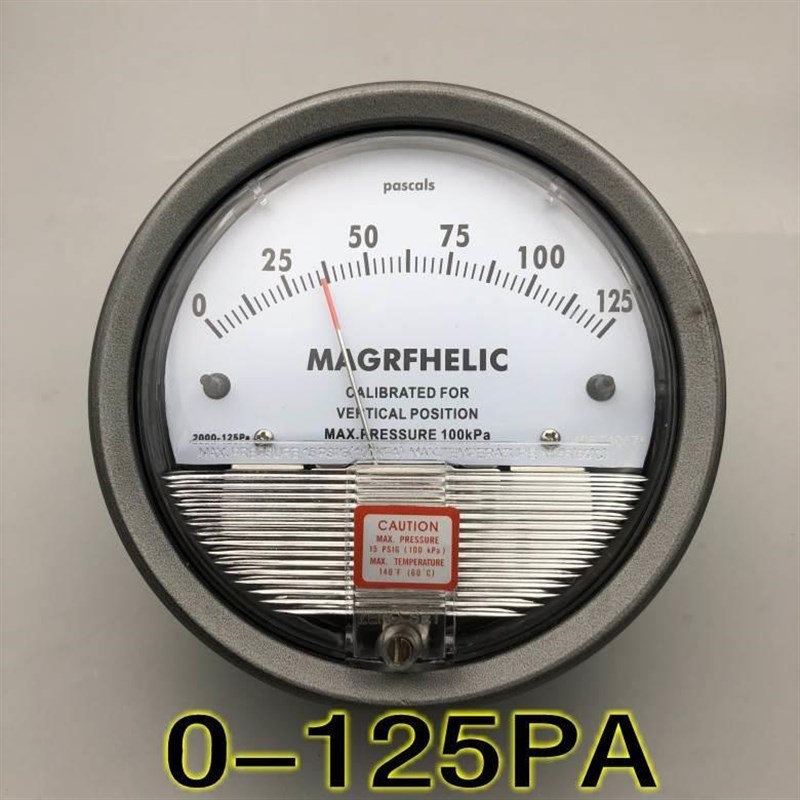 TE2000差压表 型微压差表 差压表圆形指针 规格齐全0-60pa