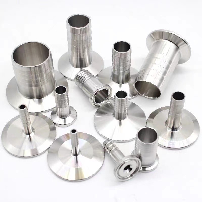 KF真空皮管快装接头304不锈钢KF16宝塔KF25卡盘KF40法兰KF50软管